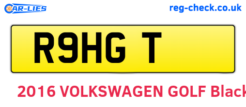 R9HGT are the vehicle registration plates.