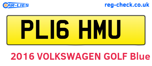 PL16HMU are the vehicle registration plates.
