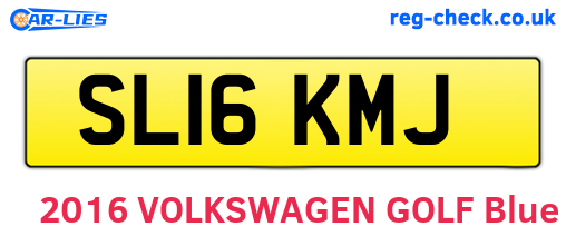 SL16KMJ are the vehicle registration plates.