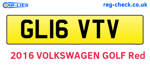 GL16VTV are the vehicle registration plates.