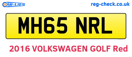 MH65NRL are the vehicle registration plates.