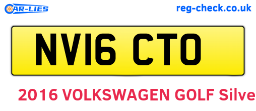 NV16CTO are the vehicle registration plates.