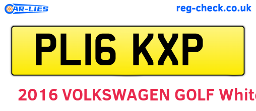 PL16KXP are the vehicle registration plates.