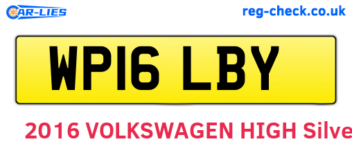 WP16LBY are the vehicle registration plates.