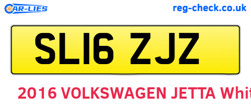 SL16ZJZ are the vehicle registration plates.