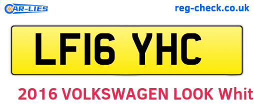 LF16YHC are the vehicle registration plates.