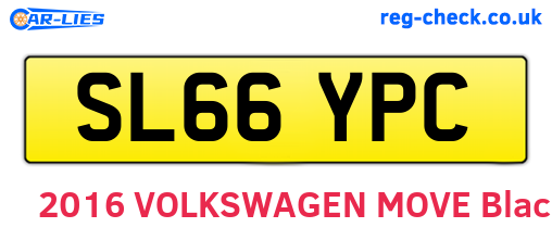 SL66YPC are the vehicle registration plates.