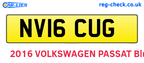 NV16CUG are the vehicle registration plates.