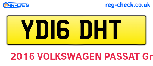 YD16DHT are the vehicle registration plates.