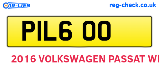 PIL600 are the vehicle registration plates.