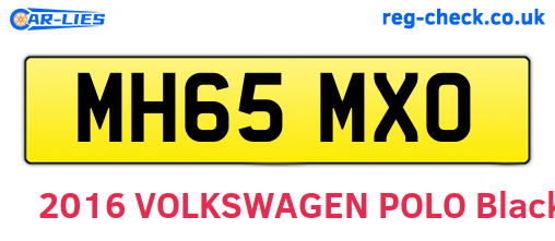 MH65MXO are the vehicle registration plates.