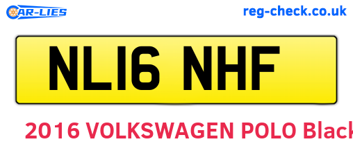 NL16NHF are the vehicle registration plates.