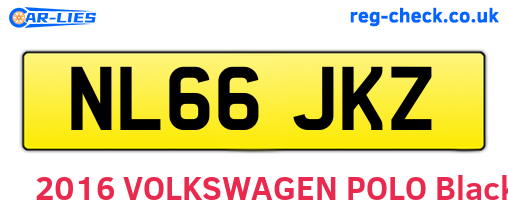 NL66JKZ are the vehicle registration plates.