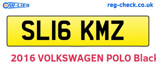 SL16KMZ are the vehicle registration plates.