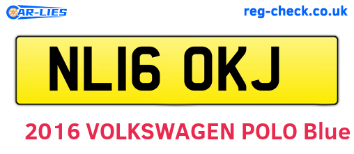 NL16OKJ are the vehicle registration plates.