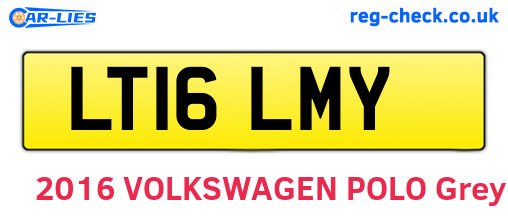 LT16LMY are the vehicle registration plates.