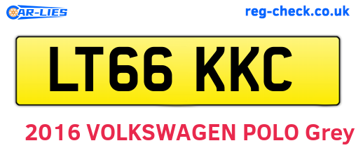 LT66KKC are the vehicle registration plates.