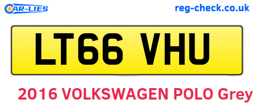 LT66VHU are the vehicle registration plates.