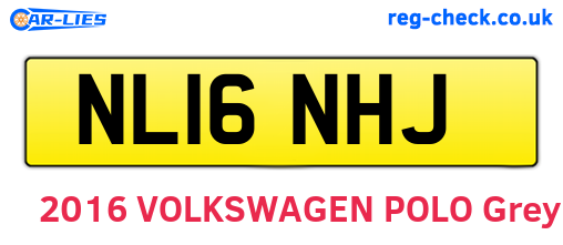 NL16NHJ are the vehicle registration plates.