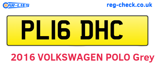 PL16DHC are the vehicle registration plates.