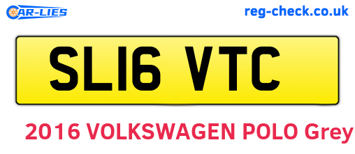 SL16VTC are the vehicle registration plates.