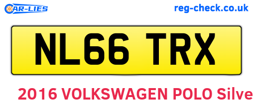 NL66TRX are the vehicle registration plates.