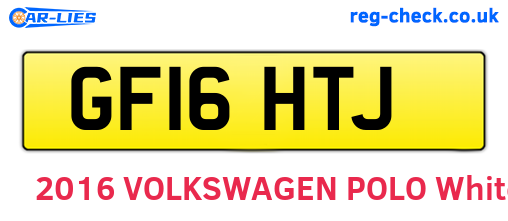 GF16HTJ are the vehicle registration plates.