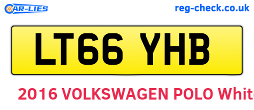 LT66YHB are the vehicle registration plates.