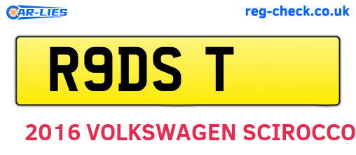R9DST are the vehicle registration plates.