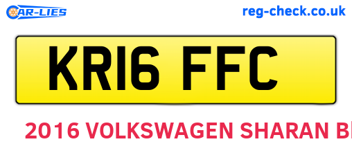 KR16FFC are the vehicle registration plates.