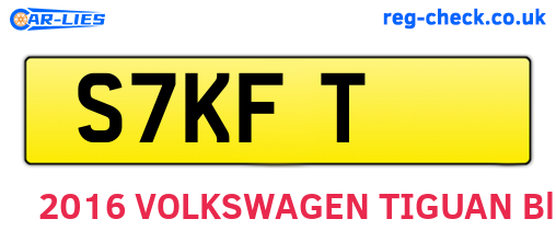 S7KFT are the vehicle registration plates.