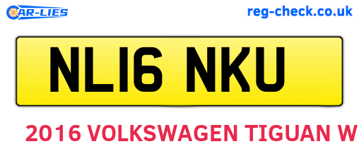 NL16NKU are the vehicle registration plates.