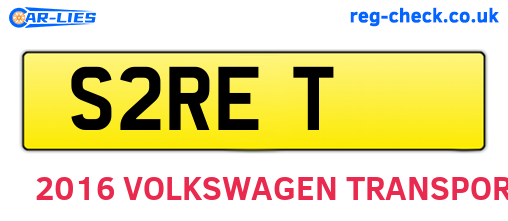 S2RET are the vehicle registration plates.