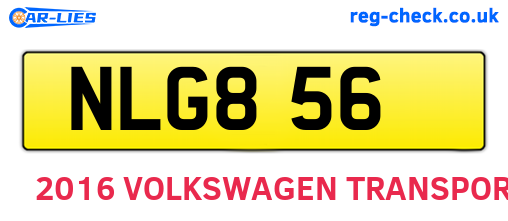 NLG856 are the vehicle registration plates.