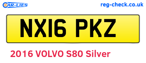NX16PKZ are the vehicle registration plates.