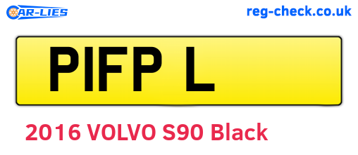 P1FPL are the vehicle registration plates.