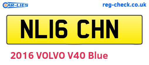 NL16CHN are the vehicle registration plates.