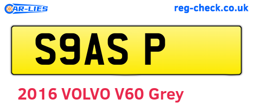 S9ASP are the vehicle registration plates.