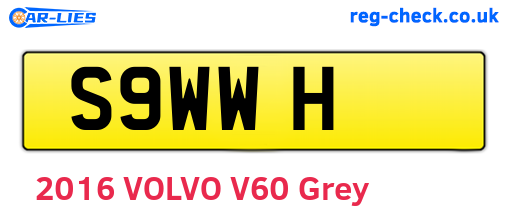 S9WWH are the vehicle registration plates.