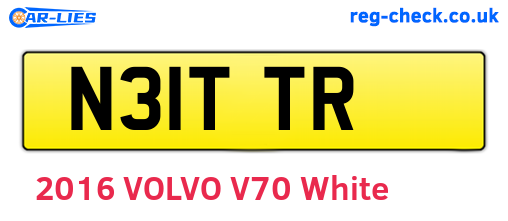 N31TTR are the vehicle registration plates.