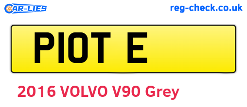 P1OTE are the vehicle registration plates.