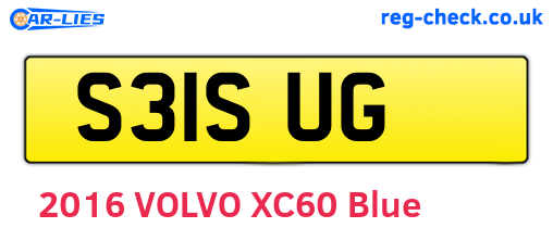 S31SUG are the vehicle registration plates.