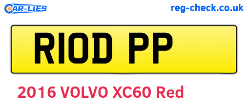 R10DPP are the vehicle registration plates.