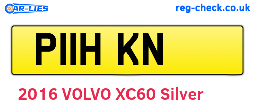 P11HKN are the vehicle registration plates.