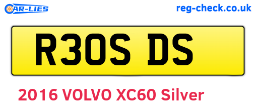 R30SDS are the vehicle registration plates.