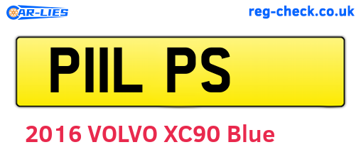 P11LPS are the vehicle registration plates.