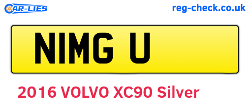 N1MGU are the vehicle registration plates.