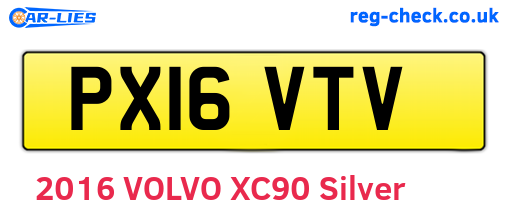 PX16VTV are the vehicle registration plates.