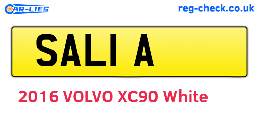 SAL1A are the vehicle registration plates.