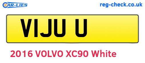 V1JUU are the vehicle registration plates.